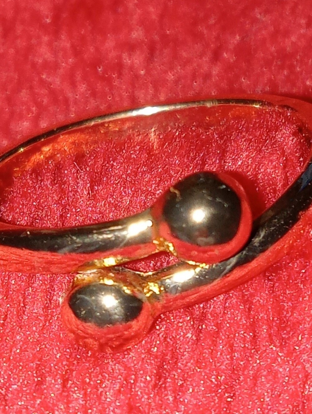 Vintage Costume Goldtone Minimalist Ring Size 7.5